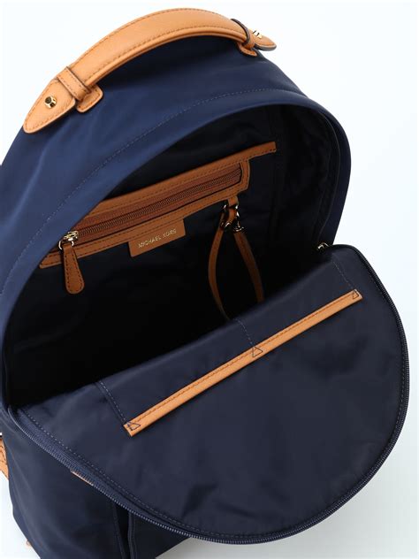 michael kors navy nylon backpack